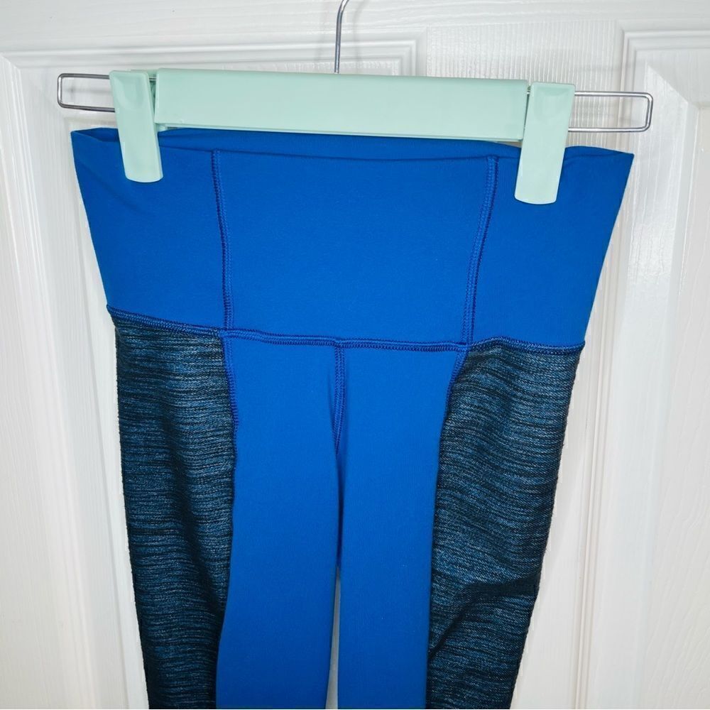 Lululemon Barre Pulse Pant (Regular) Blue/Reversible Slub Limitless Blue 2 - Picture 4 of 12